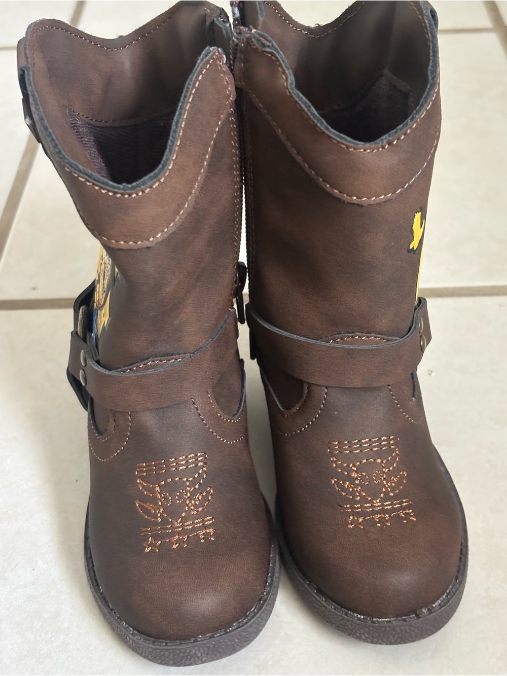 Disney Toy Story Woody Brown Western Boot